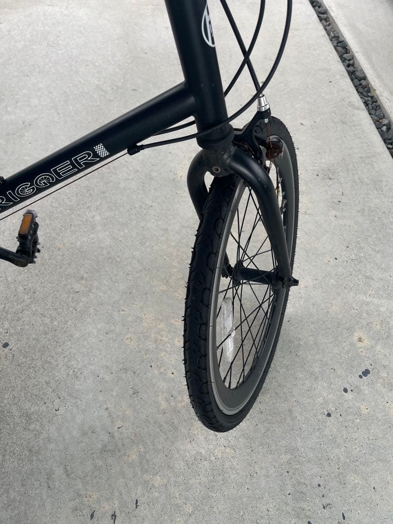 直接引き取り　ミニベロ ブラック ドロップハンドル　ロードバイク