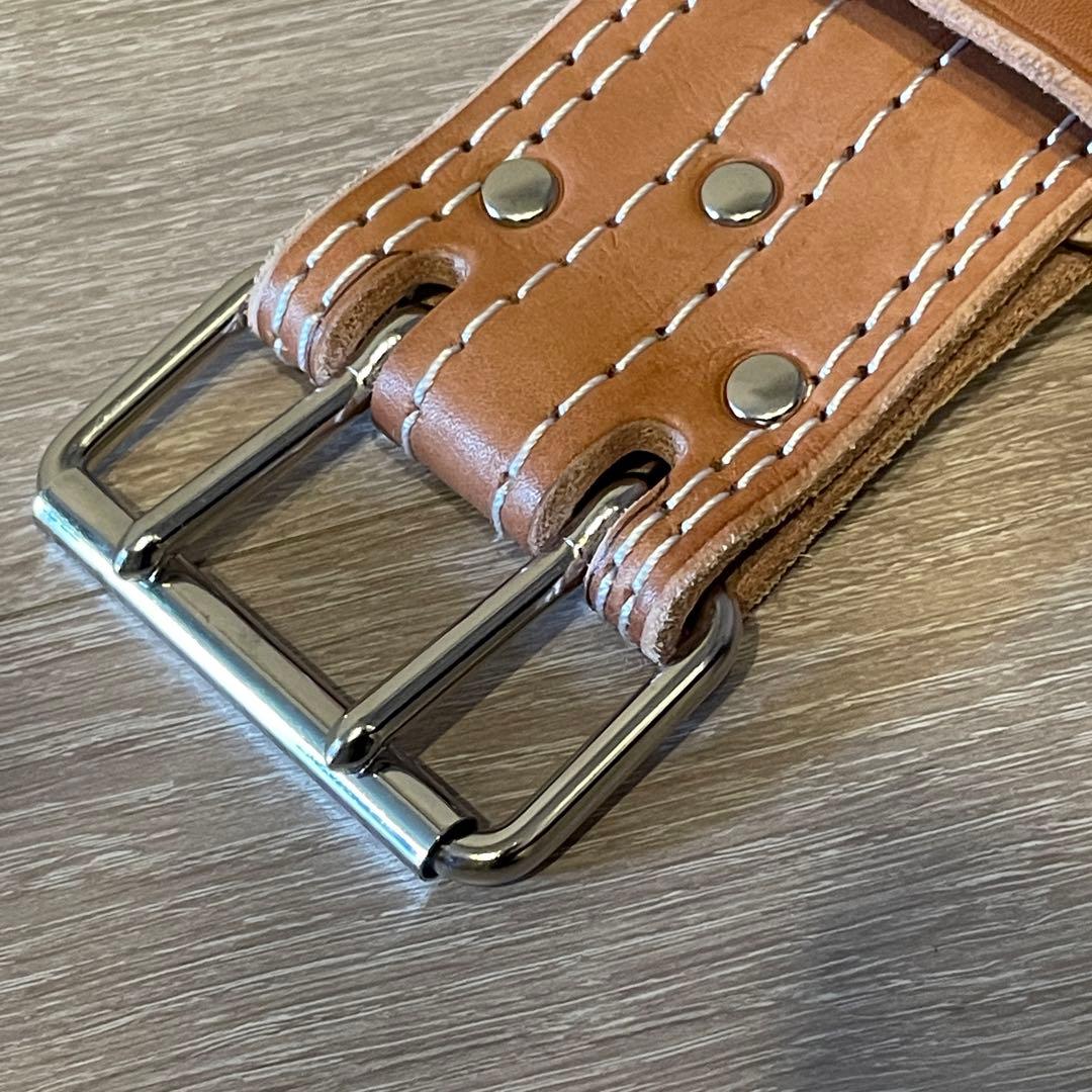 ほぼ新品 AMERICAN DREAM レザー パワーベルト Sサイズ