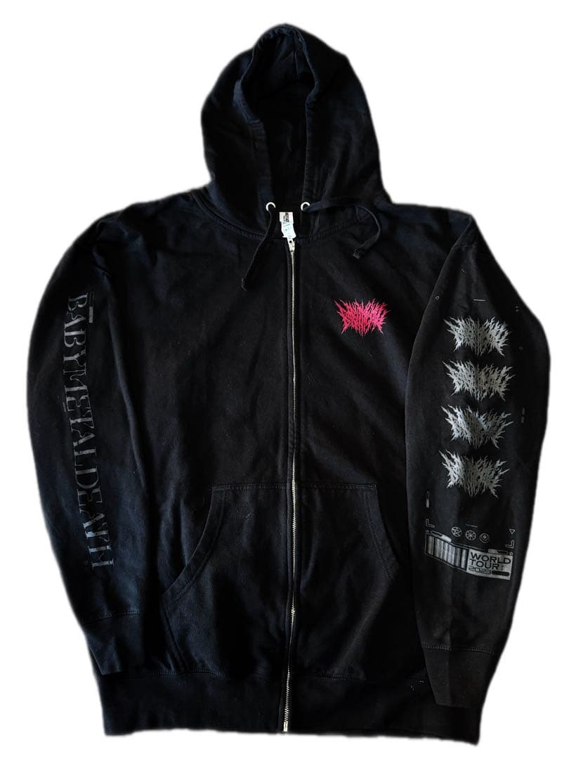 BABYL 2023北米ツアー パーカー 会場限定 ブラック 2XL