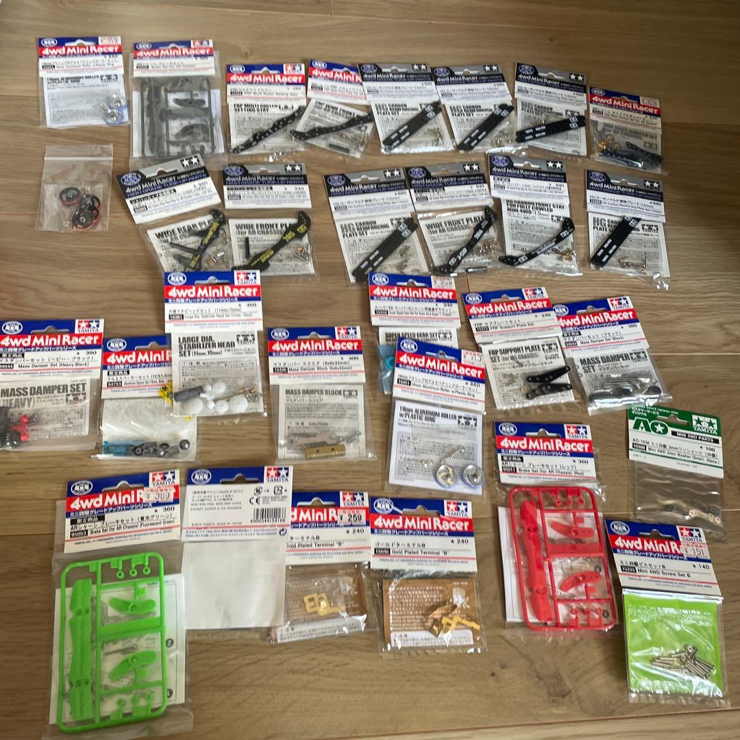ミニ四駆パーツセット　まとめ売り　新品未開封　その他中古　引退品