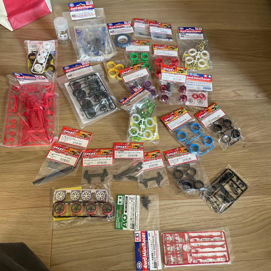 ミニ四駆パーツセット　まとめ売り　新品未開封　その他中古　引退品