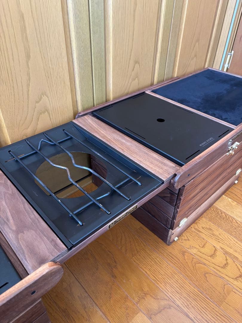 igt ウォルナット シェルフコンテナ　韓国　約36リットル