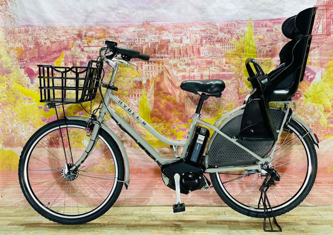 K2676 電動自転車ブリヂストン ハイディー 子供乗せ 26インチ 送料無料