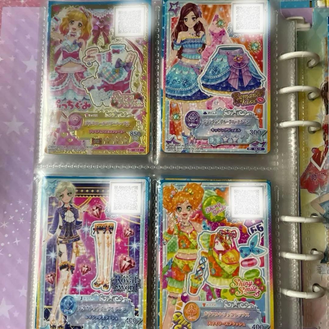 【aya】アイカツカード　カード:約700枚以上　バインダー:3冊