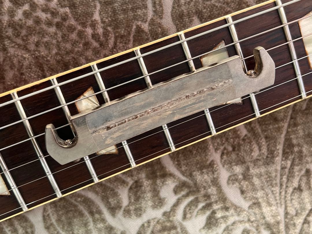 ギブソン 純正 アルミテールピース エイジドヒスコレ イモネジラップアラウンド