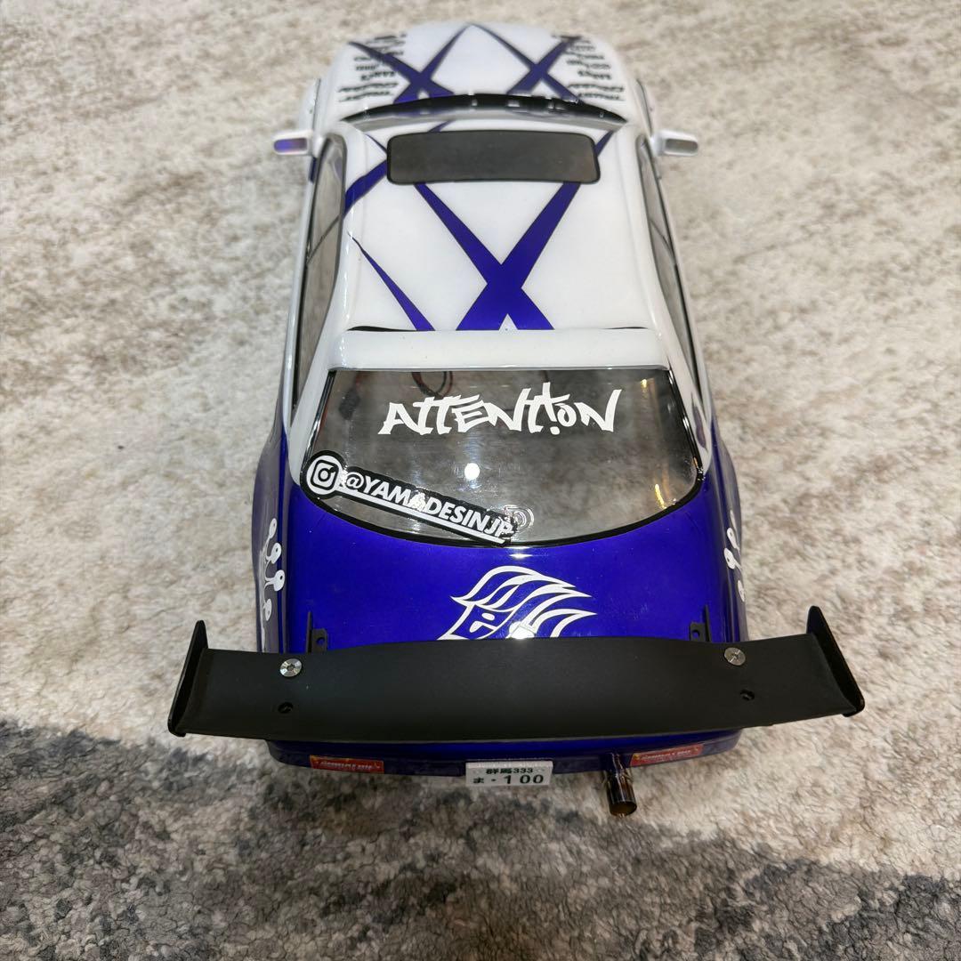 トヨタ マークII 1/10 RCカー ホワイト/パープル