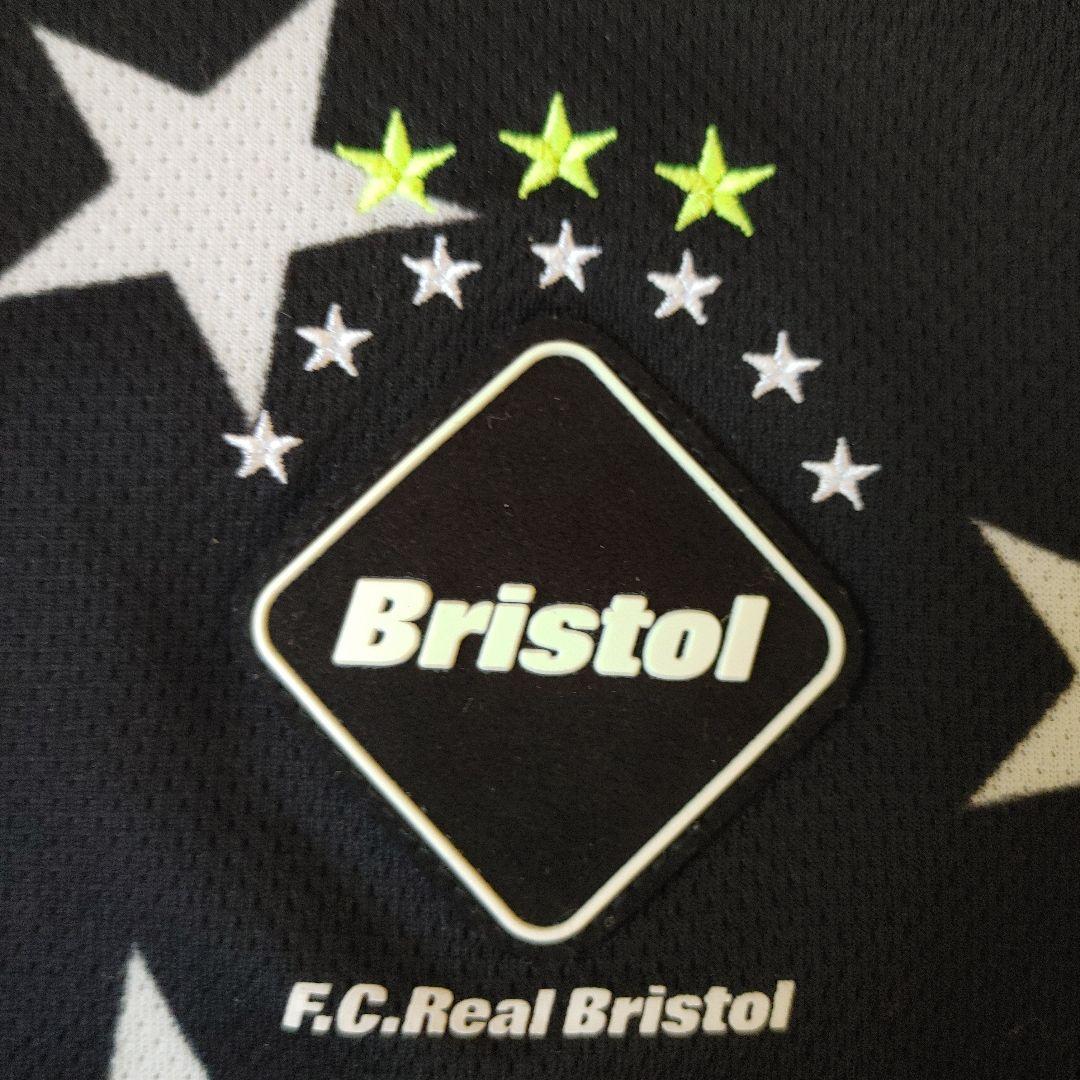 FCRB　ゲームシャツ　ブラック　XL 　星柄