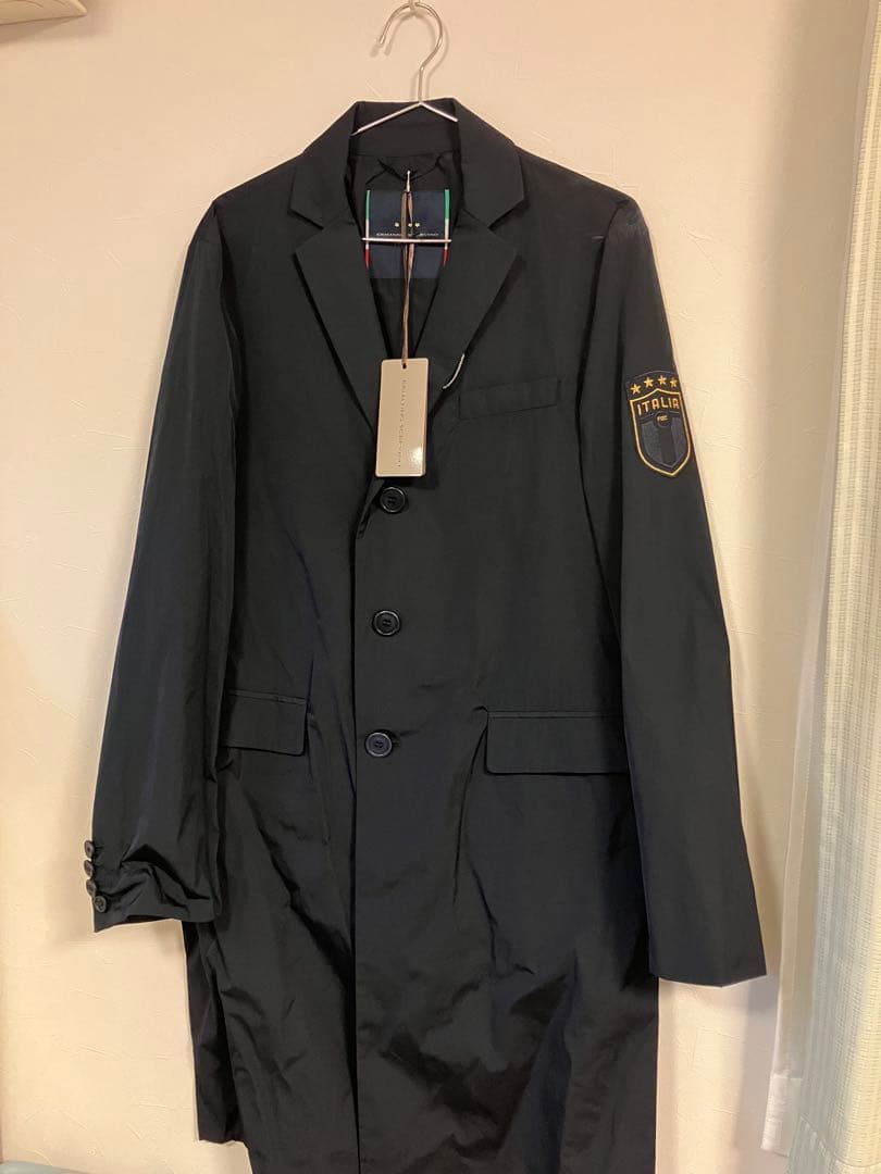 支給品イタリア代表　エルマンノシェルビーノ　選手着用コート　サイズ46