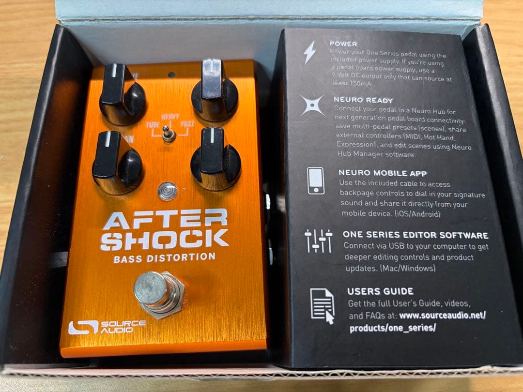 SOURCE AUDIO AFTERSHOCK ベースディストーション