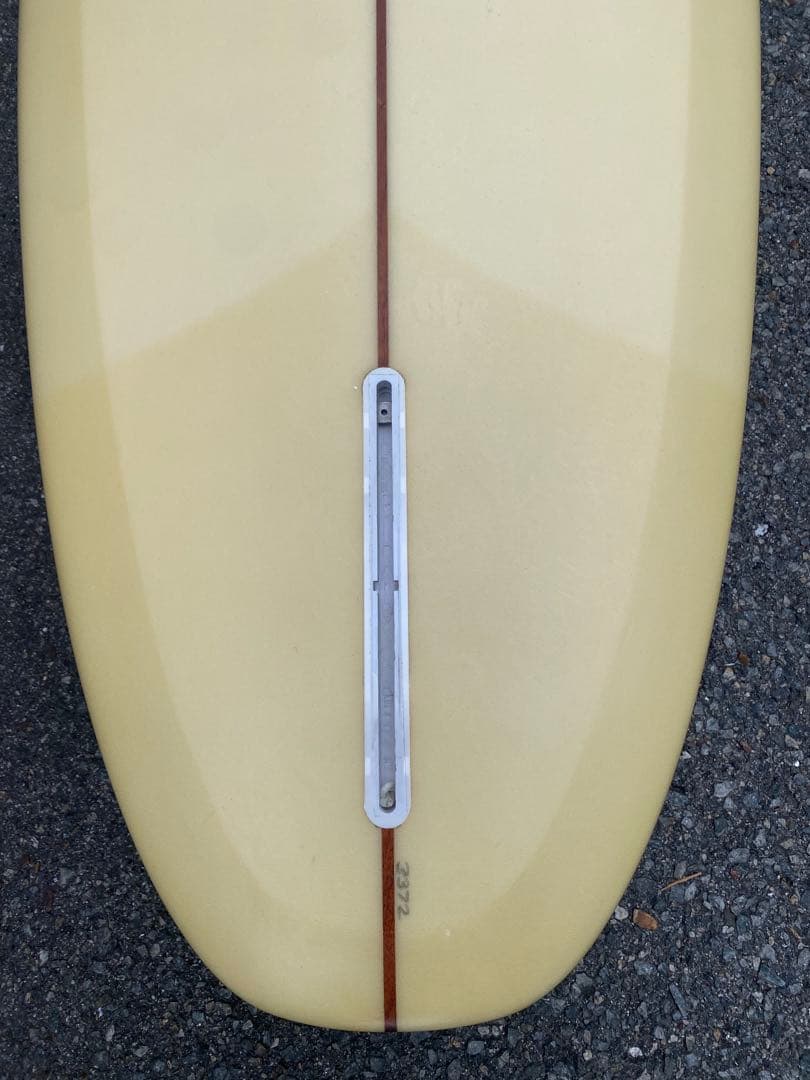 トーマスサーフボード　ロングボード　シングルフィン フィン　ジョージグリノー