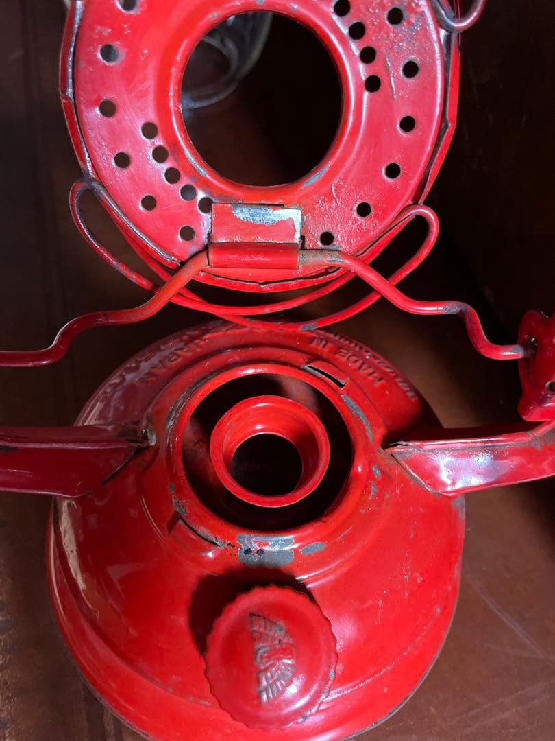 WINGED WHEEL No.500 Red オイル ランタン オイルランプ