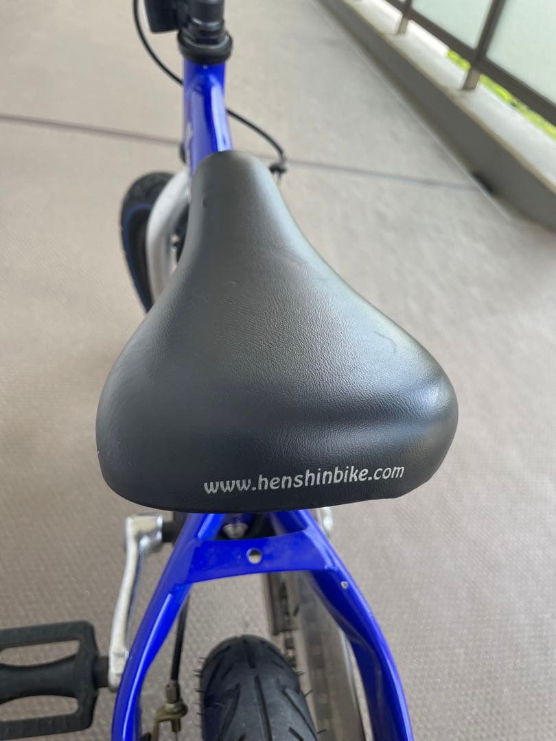 へんしんバイク 12インチ バランスバイク ブルー 青