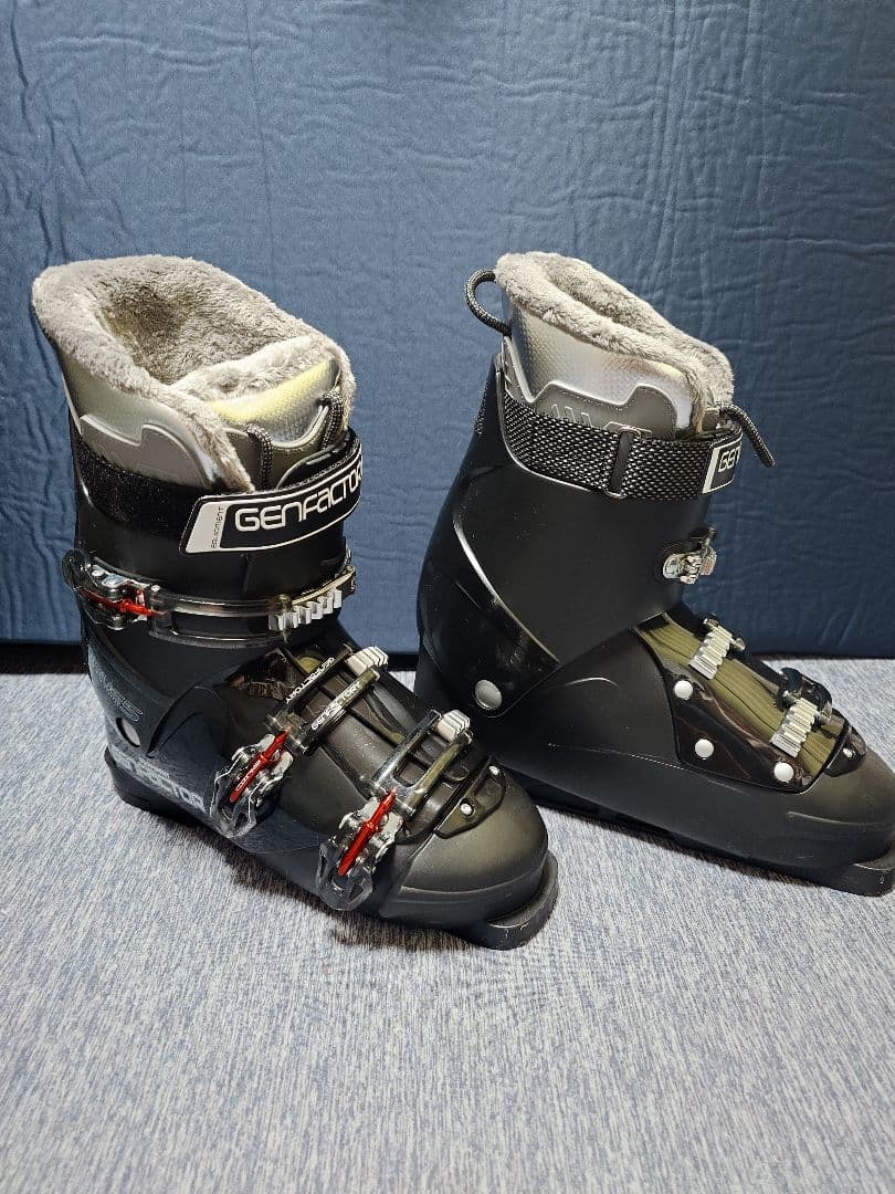 【☆ゼロ☆】 GENFACTORY スキー用ブーツ ブラック 29cm