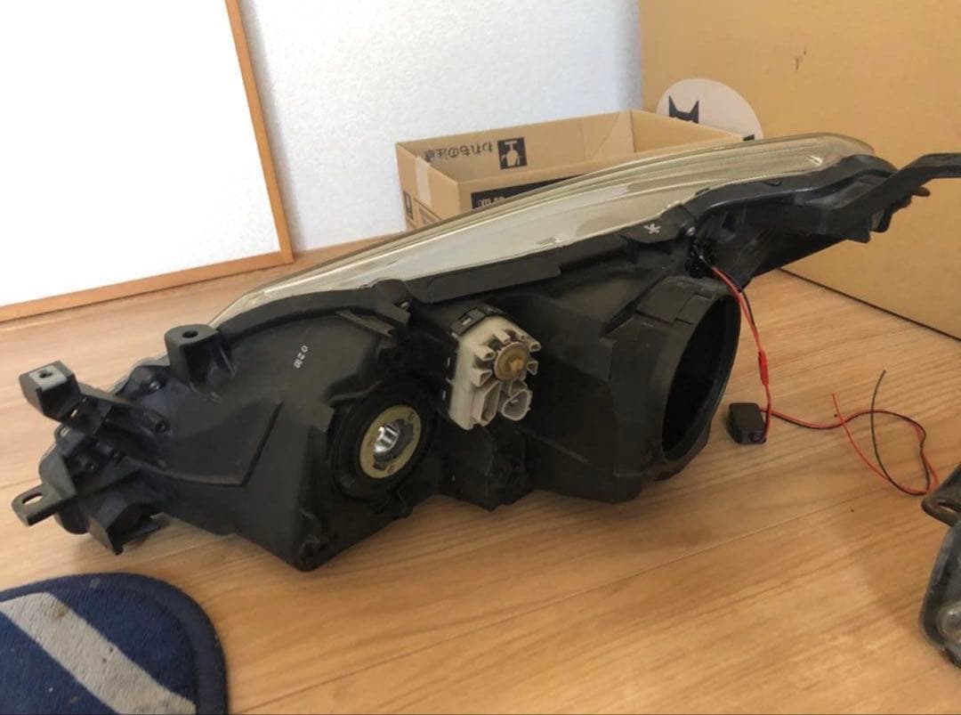 インナーブラック！マークX イカリングヘッドライト！