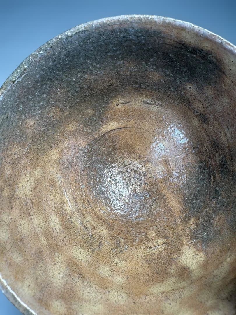 【中古品】十四代坂倉新兵衛造　萩茶碗（共箱）