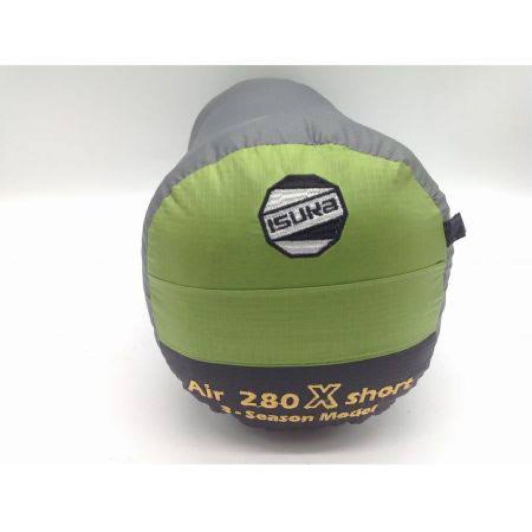 ISUKAイスカ AIR 280xショート ダウン寝袋