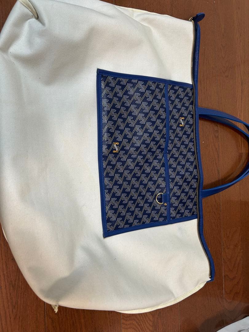 レザレクション　ラニウスワイドトート　大容量バッグ　人気のドーンブルー