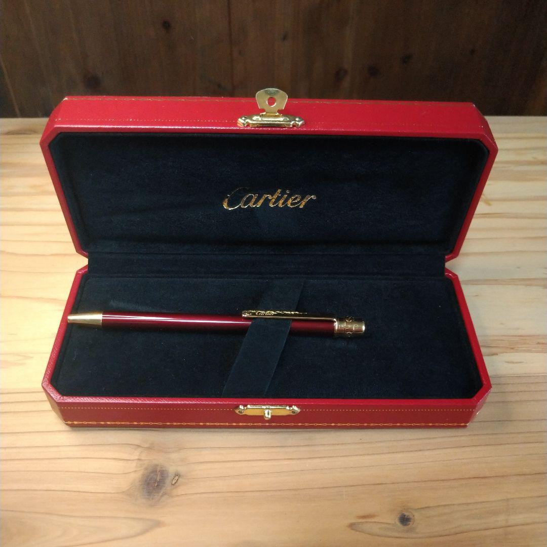 【新品未使用】Cartier ボールペン&メモ帳(ケース付き)