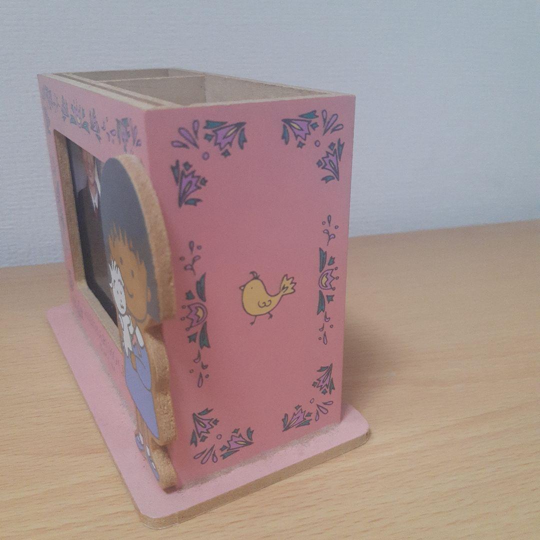 ちびまる子ちゃん 木製写真立て　当時もの　平成レトロ