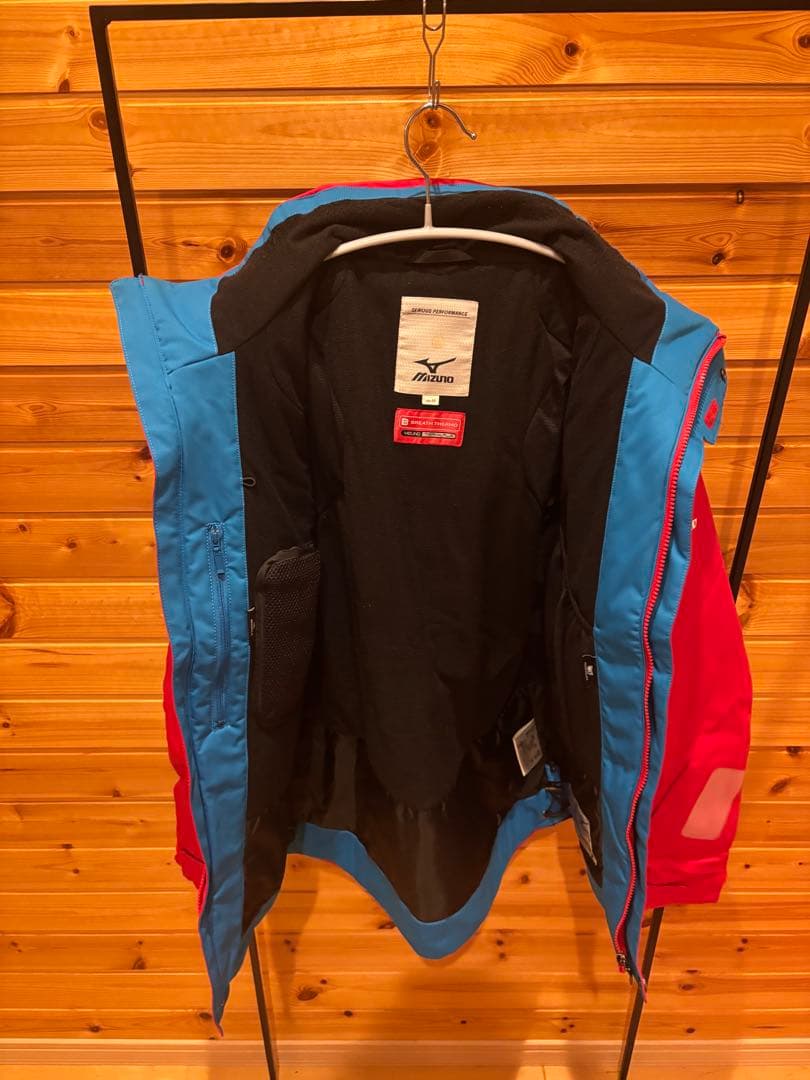 Mizuno 赤 スキーウェア 上下セット（M）
