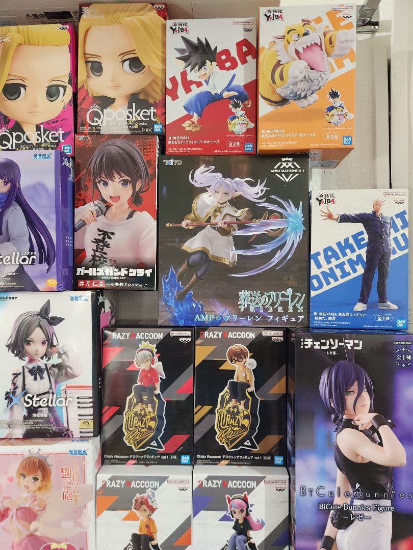 未開封フィギュア37個美少女系等 レイアース フリーレン アイマス ナルト レゼ