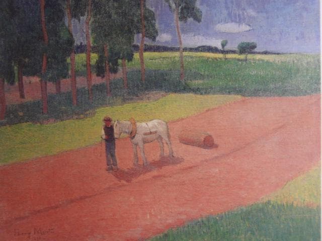 アンリ・モレ、ル・プルデュの地ならし、希少な画集より