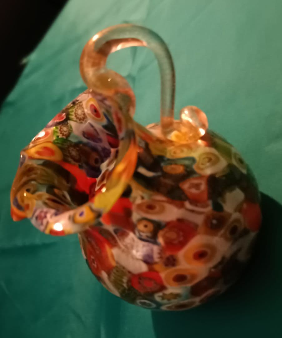 ベネチアンガラス　ムラノガラス　ミルフィオリ　インテリア　置物