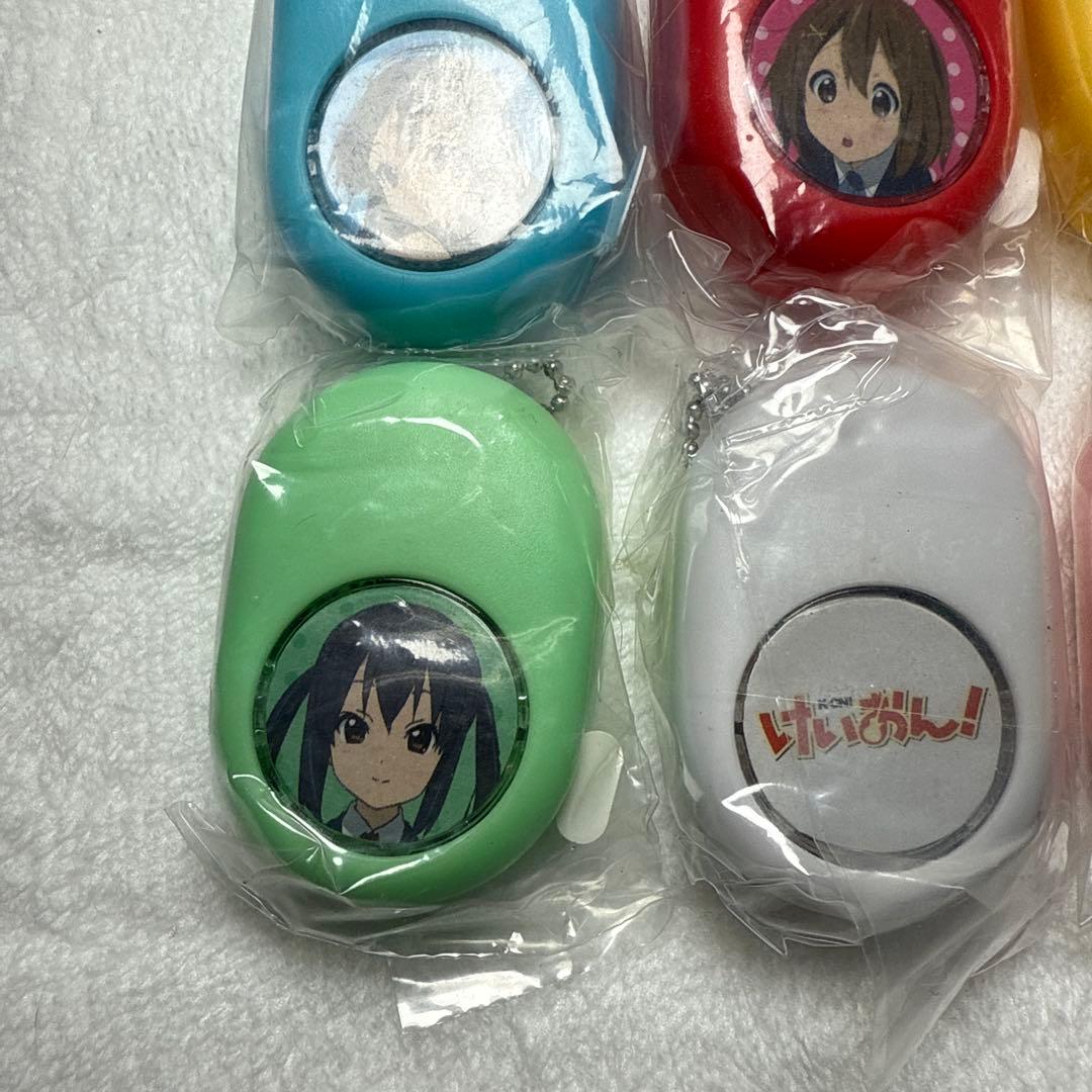 未使用品　けいおん！ボイスエッグキーホルダー サウンドドロップ 6種セット