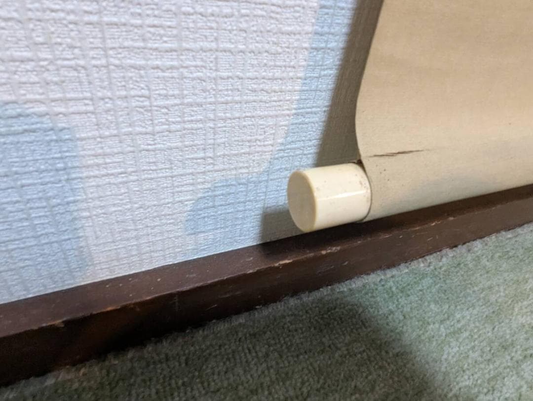 【真作】掛軸　福井江亭　春景山水図　花咲く山間の幽境　共箱入　S167