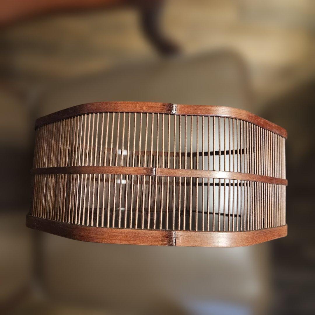 【未使用】駿河　竹細工　八角　茶托