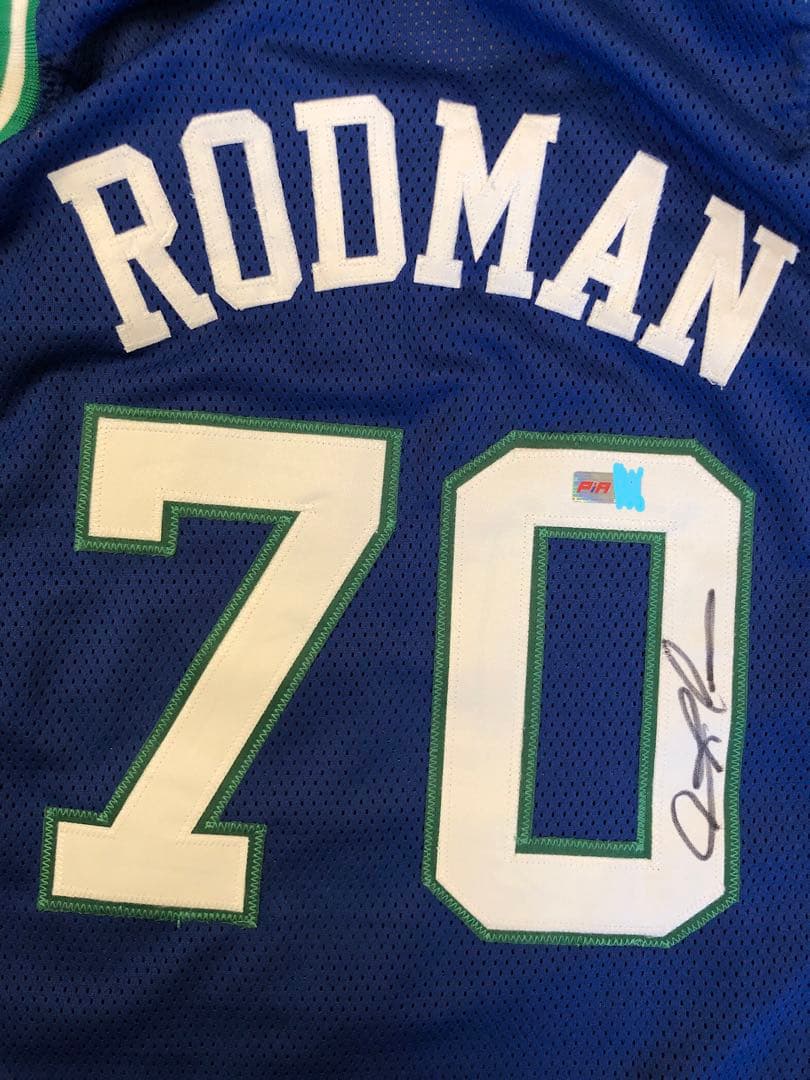 DENNIS RODMAN サイン入り ダラスマーベリックスジャージ ロッドマン