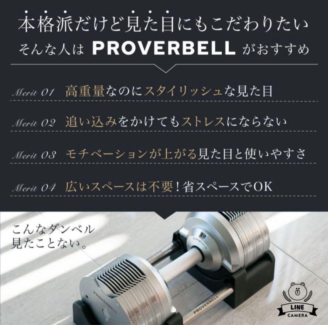【送料込み】2/2 PROVERBELLプロバーベル ダンベル41.5kg×2