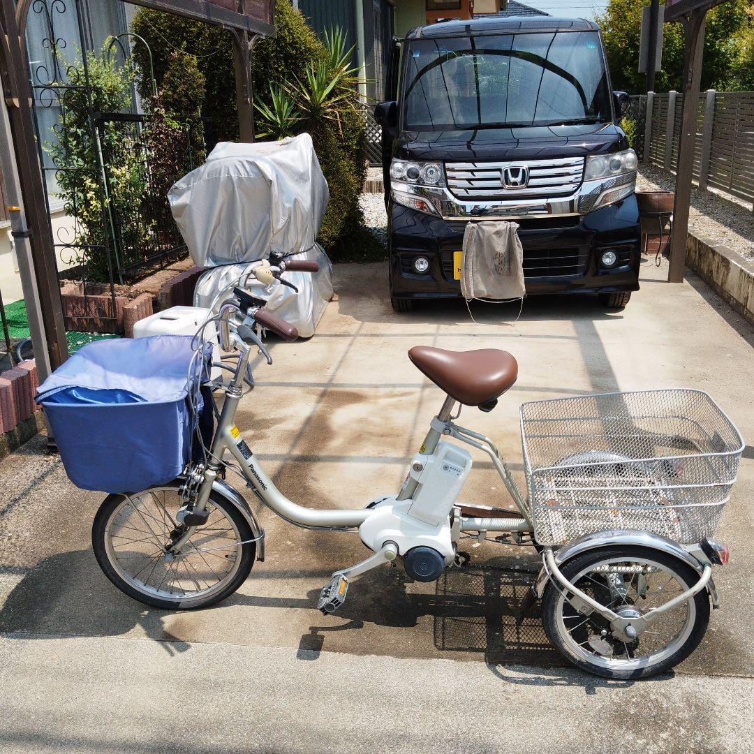 岐阜県岐阜市か大垣市配送 パナソニック電動アシスト三輪自転車 BE-ELR832