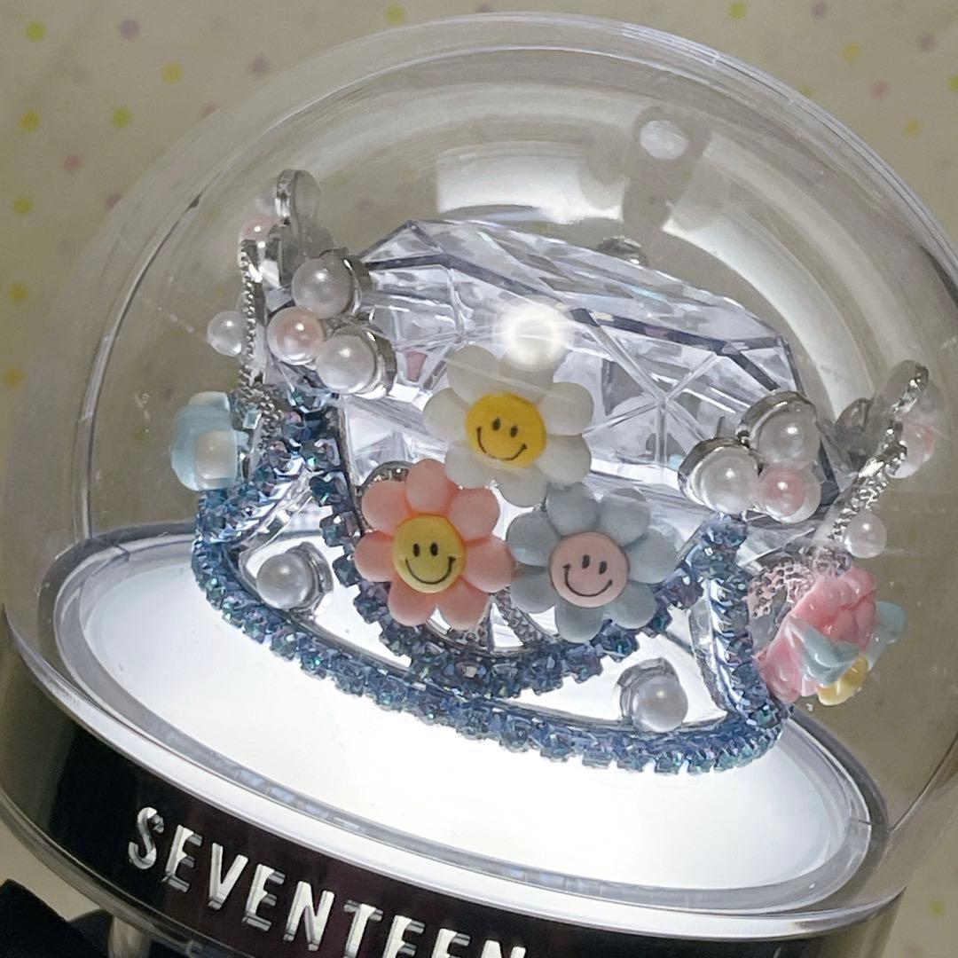 【装着イメージ】セブチ クラウン ティアラ ペンライト デコ カラット棒