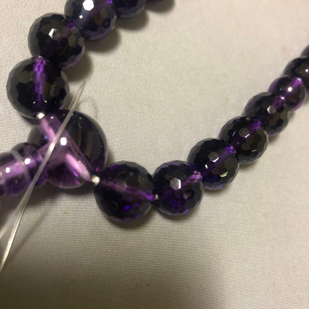 紫水晶　アメジスト　念珠