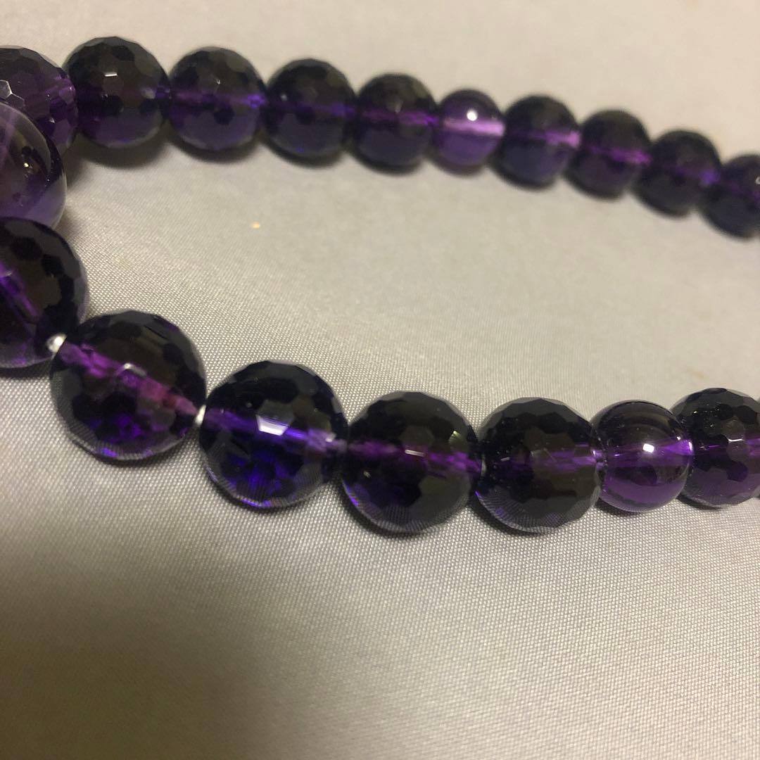 紫水晶　アメジスト　念珠