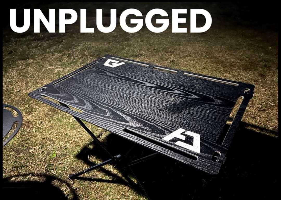 UNPLUGGED CP アンプラグドキャンプ　レクタテーブル　ブラック