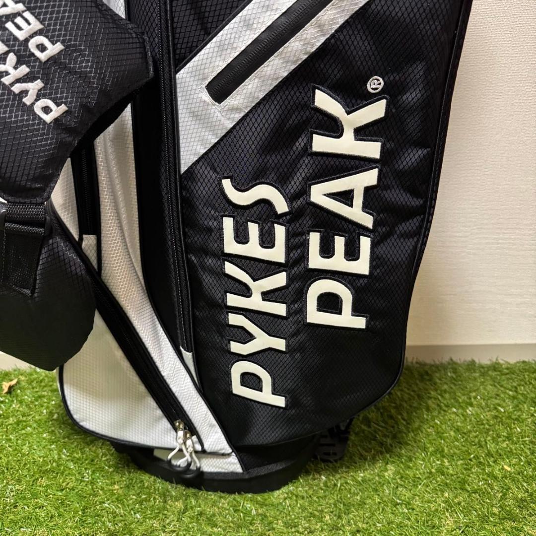 美品 PYKES PEAK パイクスピーク スタンド式 キャディバッグ