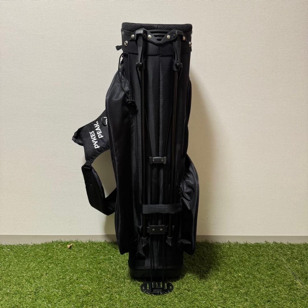 美品 PYKES PEAK パイクスピーク スタンド式 キャディバッグ