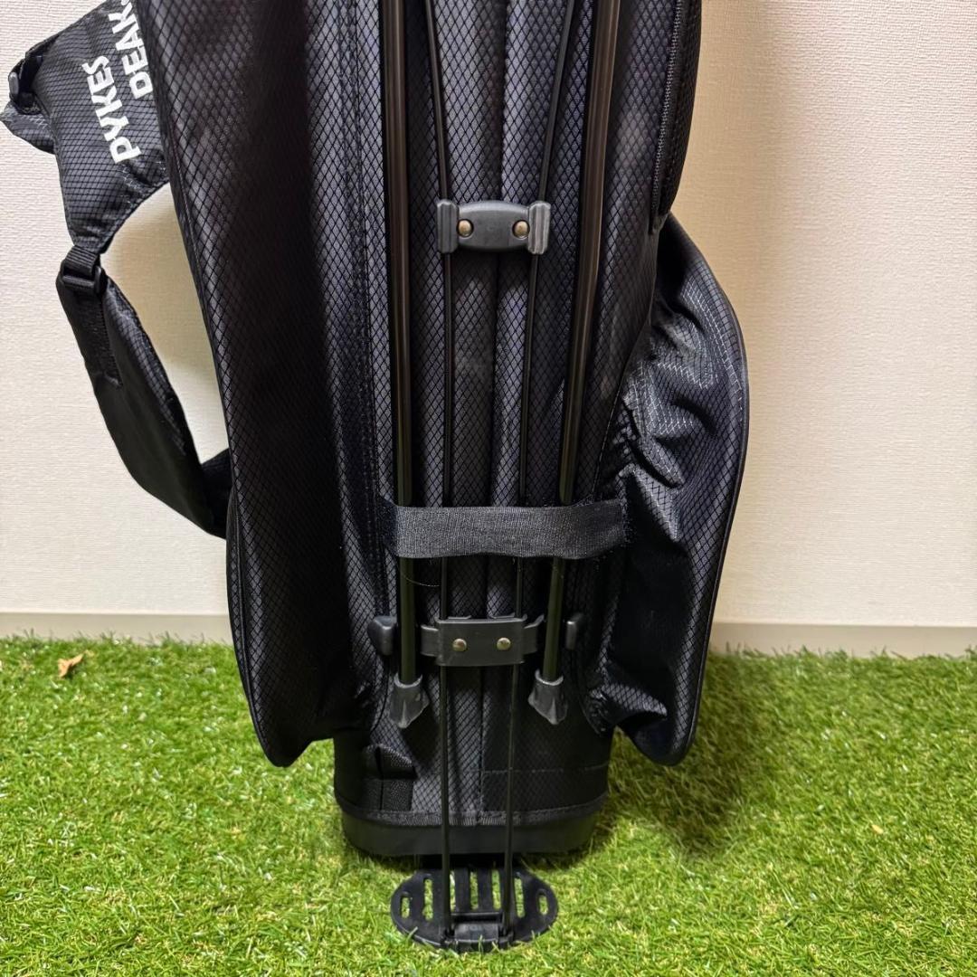 美品 PYKES PEAK パイクスピーク スタンド式 キャディバッグ