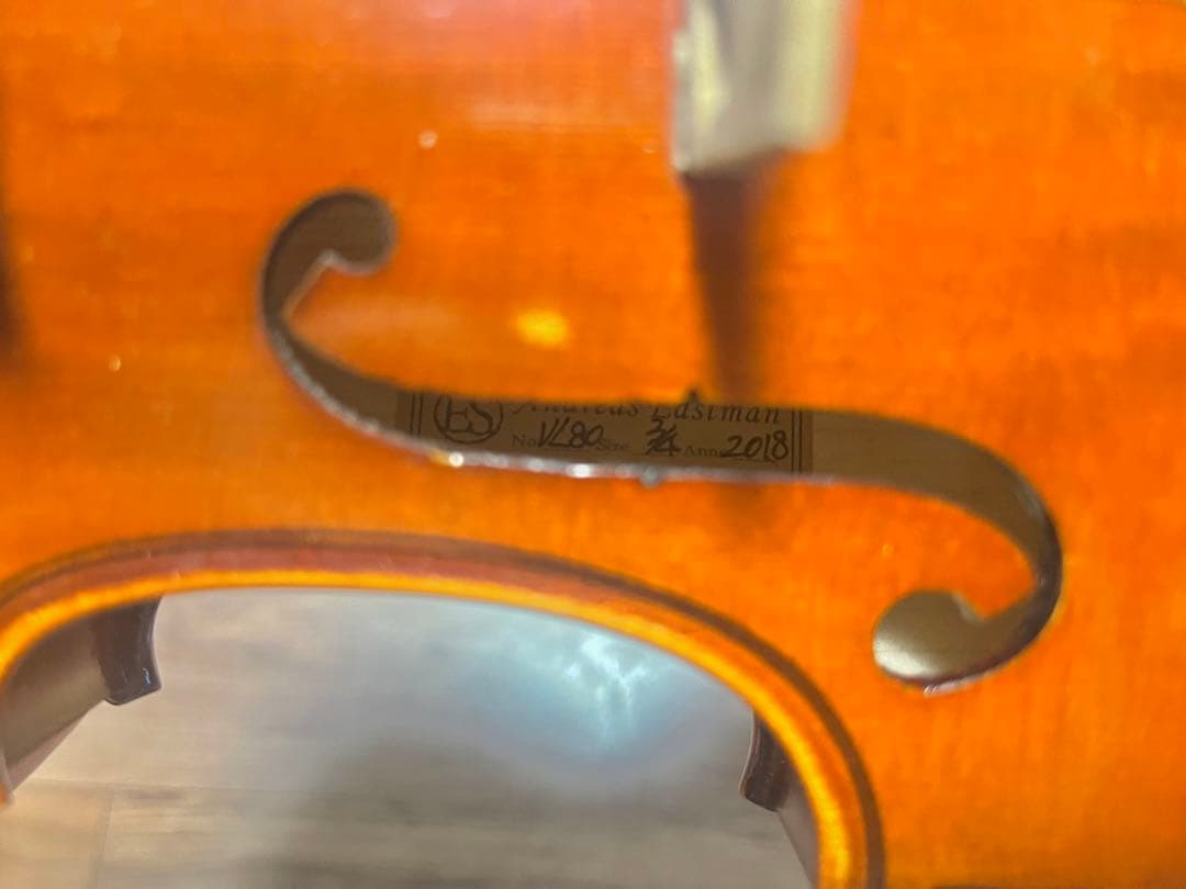 分数バイオリン３／４　Eastman VL80 2018製