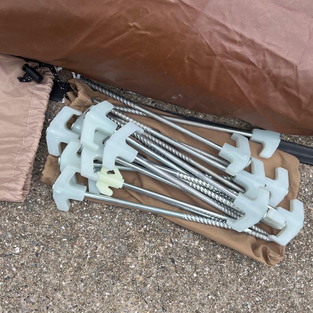 め*く様 美品 DOD ヤドカリテント タン シート マット セット キャンプ