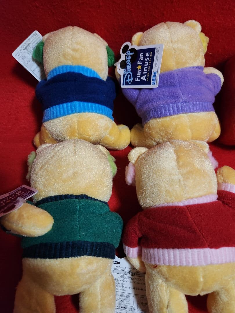 ディズニー　くまのプーさん　キュートサイズカラフルぬいぐるみ　disney