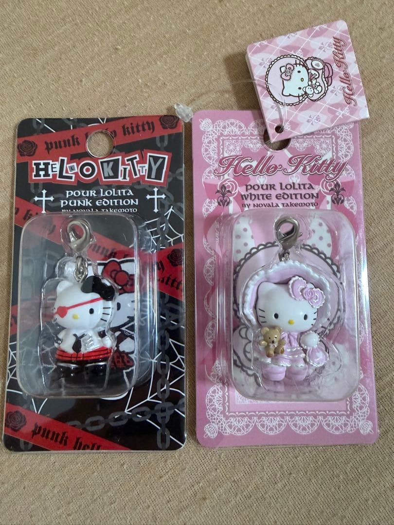 パンク&ロリータ　キティ　ファスナーマスコット