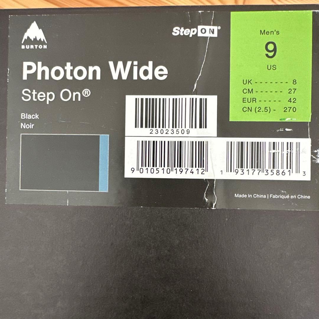 BURTON PHOTON SO ブラック スノーボードブーツ 27.cm