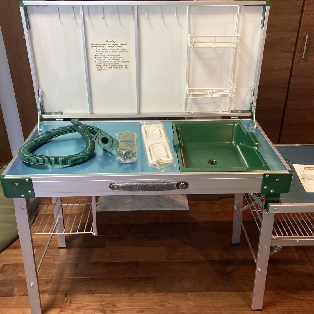 新品未使用✨️ 希少！廃盤！巨大！ コールマン ヴィンテージ キッチンテーブル