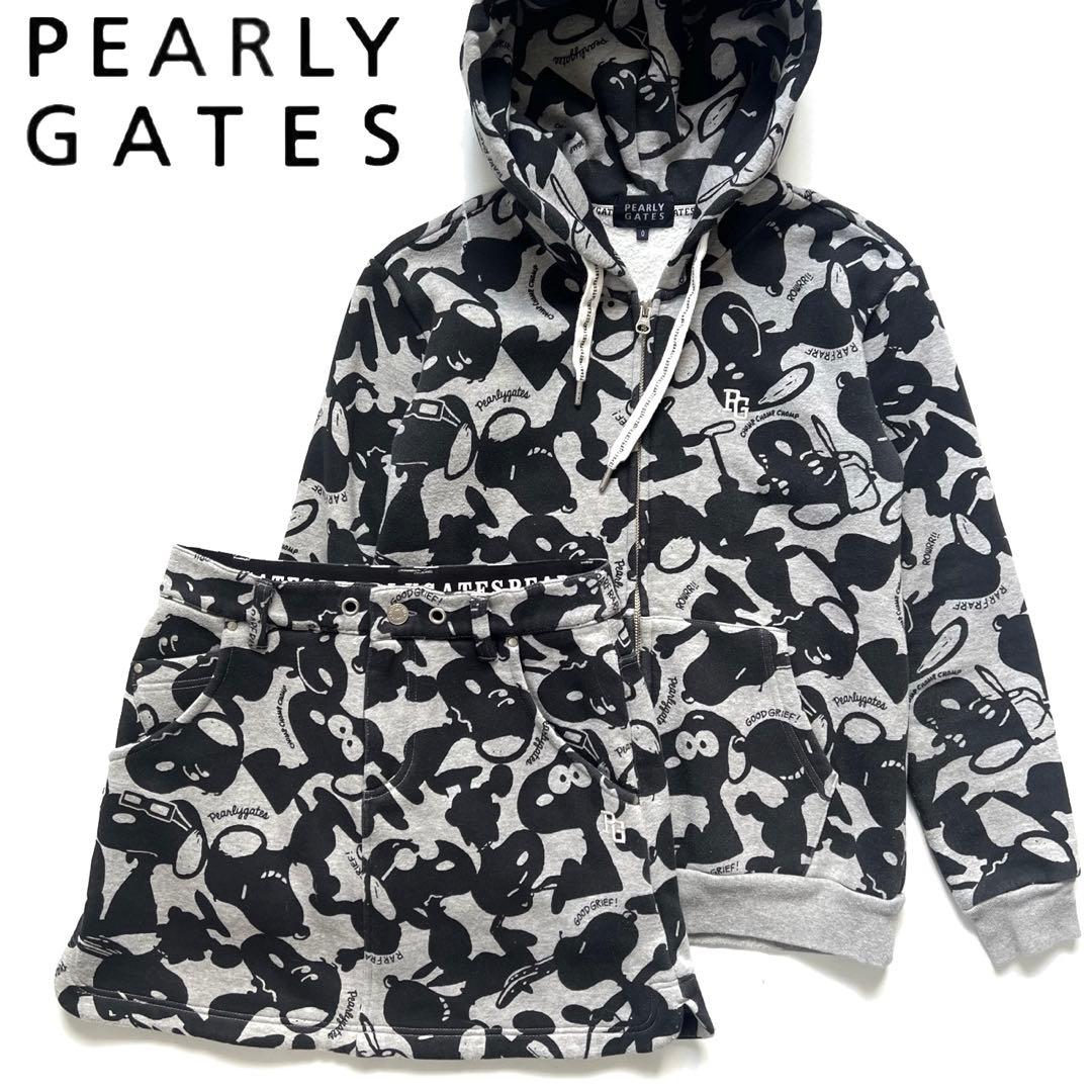 PEARLY GATES パーリーゲイツ　スヌーピー　セットアップ　ゴルフ　総柄