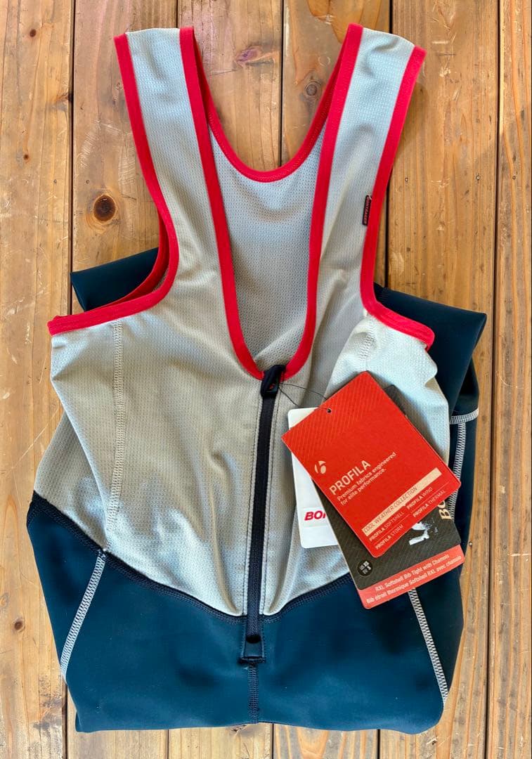 【新品未使用】極寒向/防風/裏起毛ビブタイツ 日本サイズS