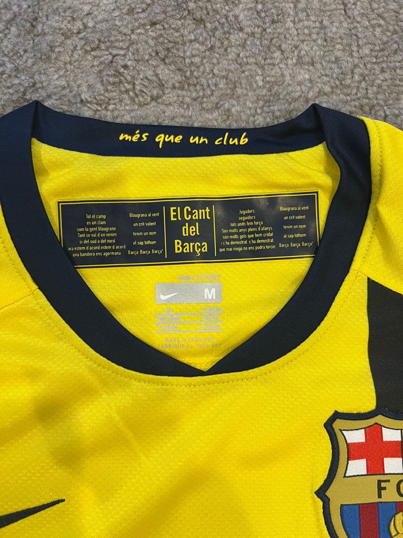 【超希少】 NIKE リオネルメッシ　10番　08/09 アウェイユニフォーム