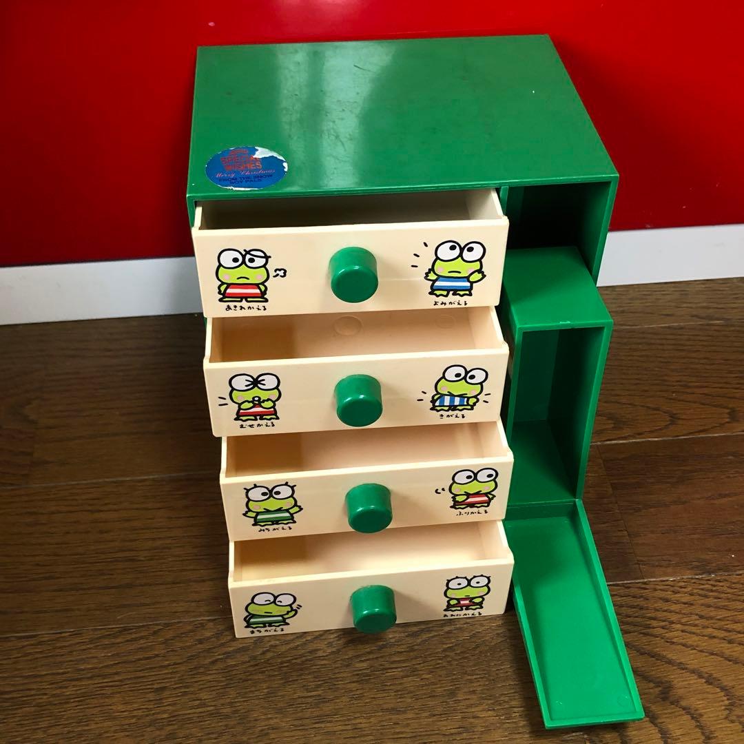 けろけろけろっぴ　小物入れ　収納ケース　引き出し　レトロ　昭和　レア　希少